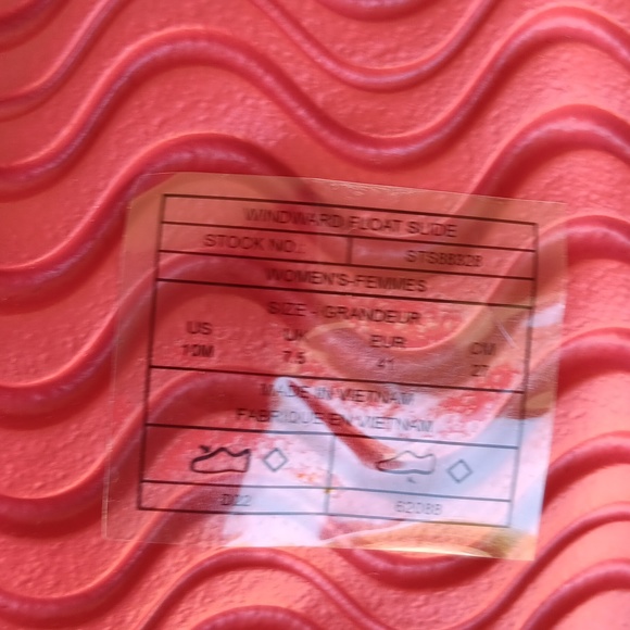 ❤️Sperry preppy patriotic July 4th red float slides with logo - Picture 5 of 10